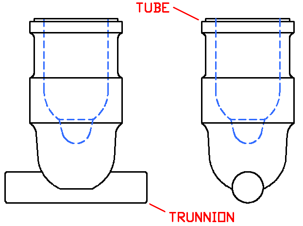 coehorn mortar trunnion vs barrel