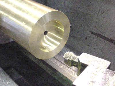 Corhorn Mortar Brass being turned