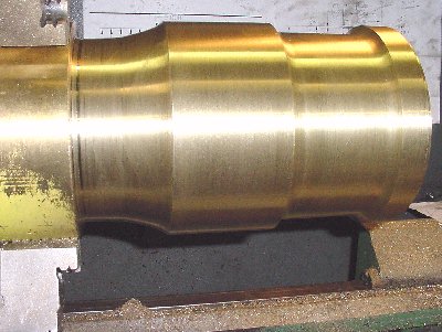 Corhorn Mortar Brass Bar with finished contour outside