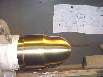 coehorn mortar bottom contour polishing