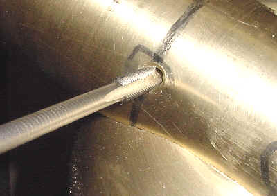 coehorn mortar trunnion tapping