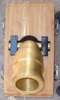 Fibished 12 Pound Coehorn Mortar Bed top view