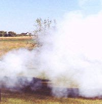 Mountain Howitzer smoke