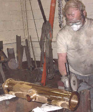 Steen Cannons Mountain Howitzer Barrel Final Polishing